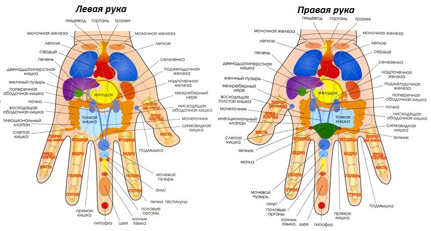 Массаж пальцев рук
